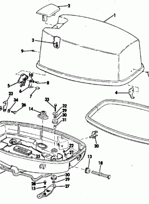 MOTOR COVER-JOHNSON