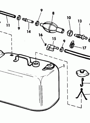 FUEL TANK ASSY.WITHOUT GAUGE