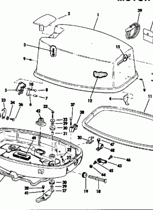 MOTOR COVER-JOHNSON