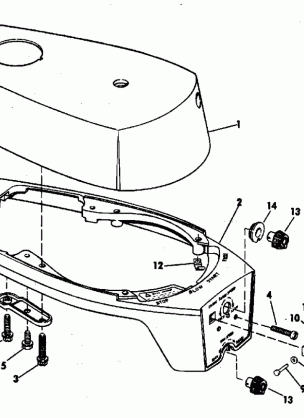 MOTOR COVER-JOHNSON