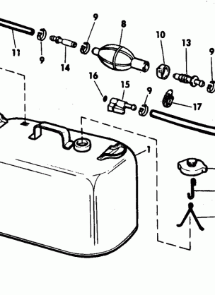 FUEL TANK WITHOUT GAUGE