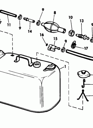 FUEL TANK WITHOUT GAUGE