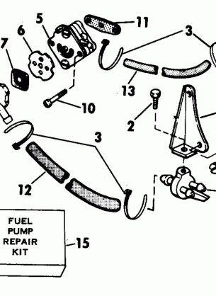 FUEL PUMP BRH MODELS ONLY