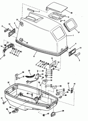 ENGINE COVER-EVINRUDE