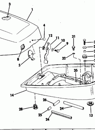 MOTOR COVERJOHNSON MODELS-7.5