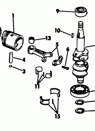 CRANKSHAFT & PISTON-7.5