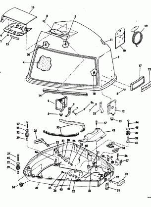 MOTOR COVER-JOHNSON