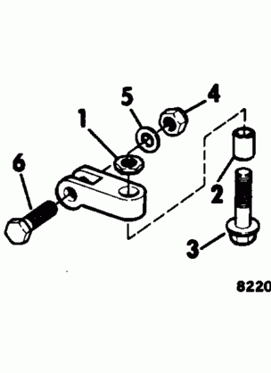 STEERING BOLT AND CLEVIS ASSEMBLY KIT