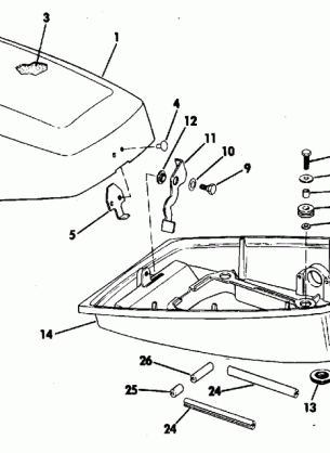 MOTOR COVER-4.5 JOHNSON MODELS