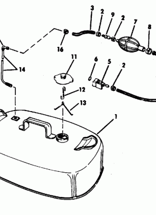 FUEL TANK ASSY. - 3 GAL