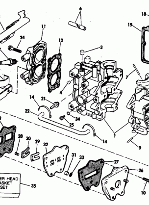 CYLINDER & CRANKCASE-4.5 & INTAKE MANIFOLD