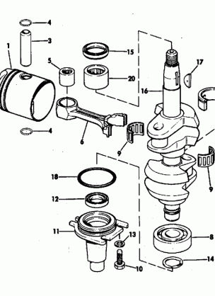 CRANKSHAFT & PISTON