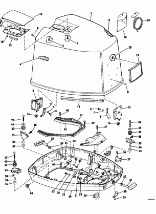 MOTOR COVER-JOHNSON