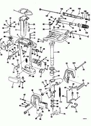 EXHAUST HOUSING- ROPE START ONLY