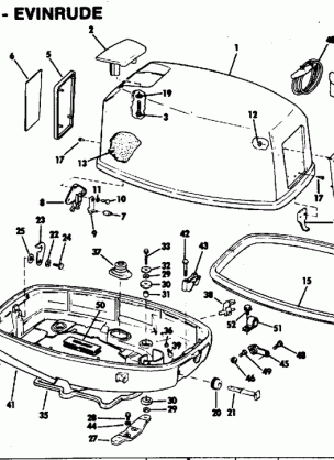 MOTOR COVER - EVINRUDE