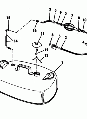 FUEL TANK - 3 GAL