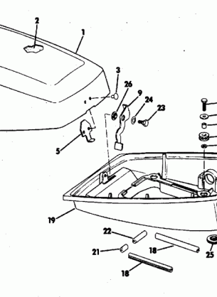 MOTOR COVER - 4.5 EVINRUDE MODELS