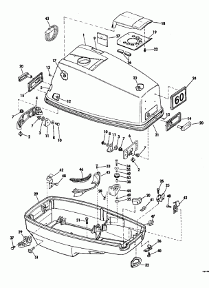 MOTOR COVER - JOHNSON