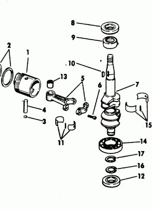 CRANKSHAFT & PISTON - 4.5