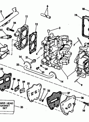 CYLINDER & CRANKCASE & INTAKE MANIFOLD - 4.5