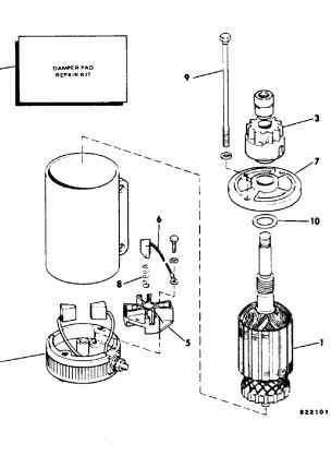 ELECTRIC STARTER - PRESTOLITE MODELS POC-4001