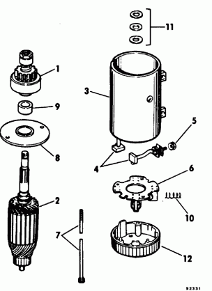 ELECTRIC STARTER - PRESTOLITE MODELS MGL-4109