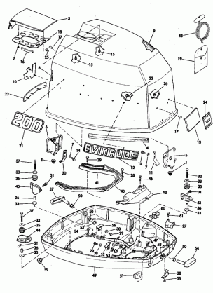 MOTOR COVER-EVINRUDE