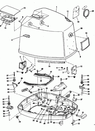 MOTOR COVER - JOHNSON