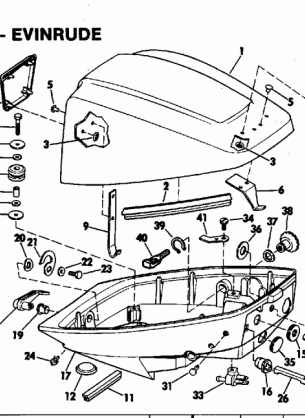 MOTOR COVER - EVINRUDE