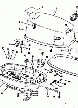 MOTOR COVER - JOHNSON