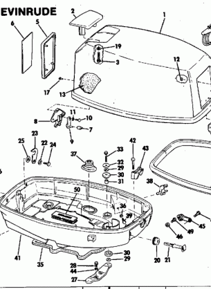 MOTOR COVER-EVINRUDE