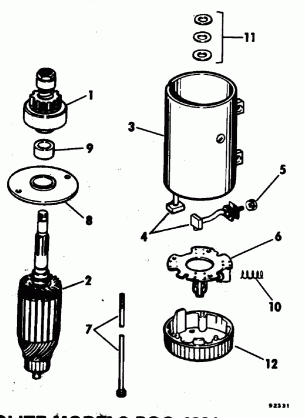 ELECTRIC STARTER - PRESTOLITE MODELS MGL-4109