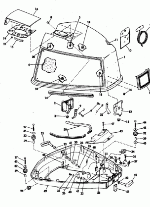 MOTOR COVER - JOHNSON