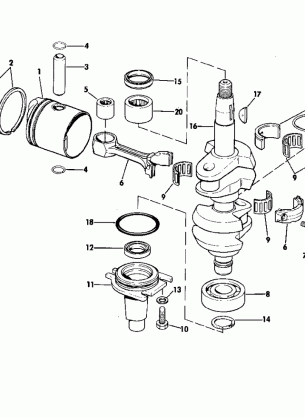 CRANKSHAFT & PISTON