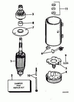 ELECTRIC STARTER-PRESTOLITE MODELS POC-4001