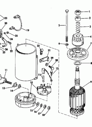 ELECTRIC STARTER & SOLENOID AMERICAN BOSCH 08142-23-M030SM