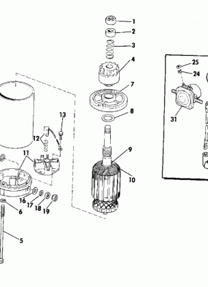 ELECTRIC STARTER & SOLENOID AMERICAN BOSCH-255625 M030SM