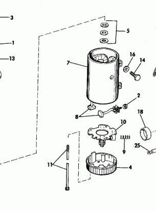 ELECTRIC STARTER & SOLENOID PRESTOLITE MODEL MKW-4008