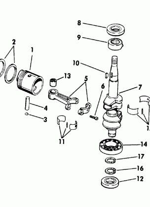 CRANKSHAFT & PISTON-4.5