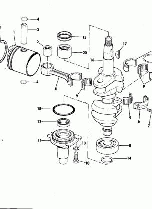 CRANKSHAFT AND PISTON