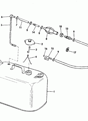 FUEL TANK - 6 GALLON