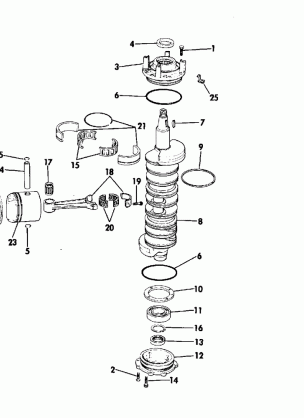 CRANKSHAFT AND PISTON