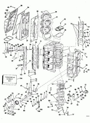 CYLINDER AND CRANKCASE