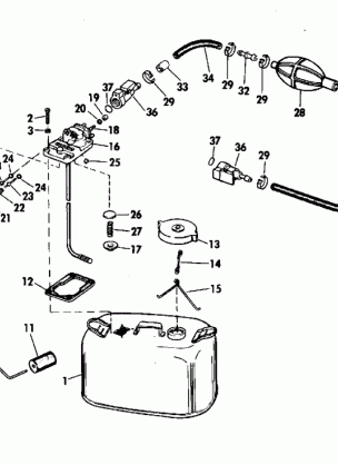 FUEL TANK - 6 GALLON