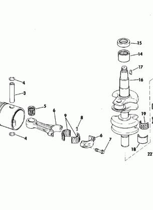 CRANKSHAFT AND PISTON