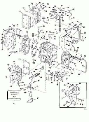 CYLINDER AND CRANKCASE