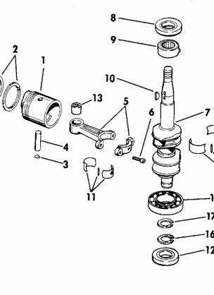 CRANKSHAFT AND PISTON