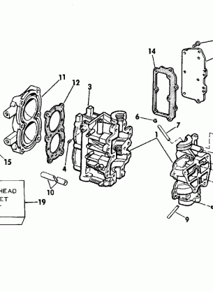 CYLINDER AND CRANKCASE