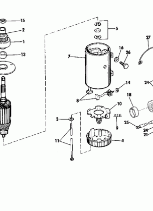 ELECTRIC STARTER & SOLENOID PRESTOLITE MODELS MKW-4006 / MKW-4