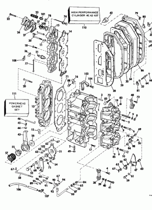 CYLINDER AND CRANKCASE